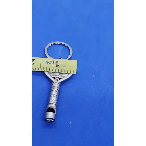 Luzern Switzerland Souvenir Keychain Whistle Swiss Flag Metal Pilatus Bridge - Picture 8 of 8